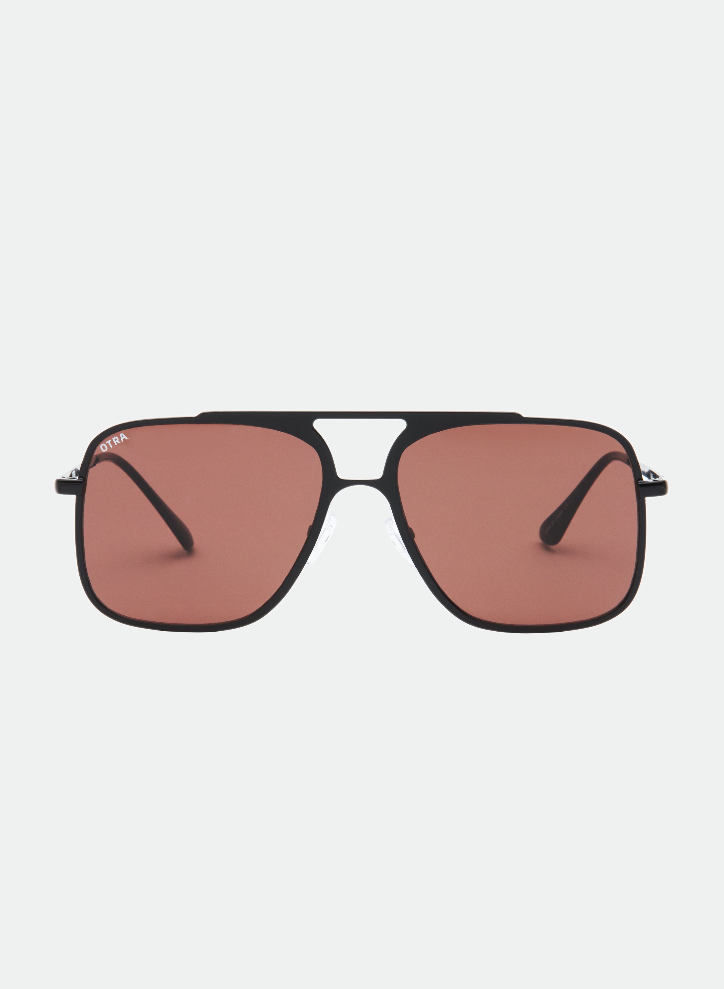 OTRA Black Frame Sunglasses with Brown Lenses New Nove Cat Eye Sunglasses – Transparent Coffee & Brown Lens  main image 3
