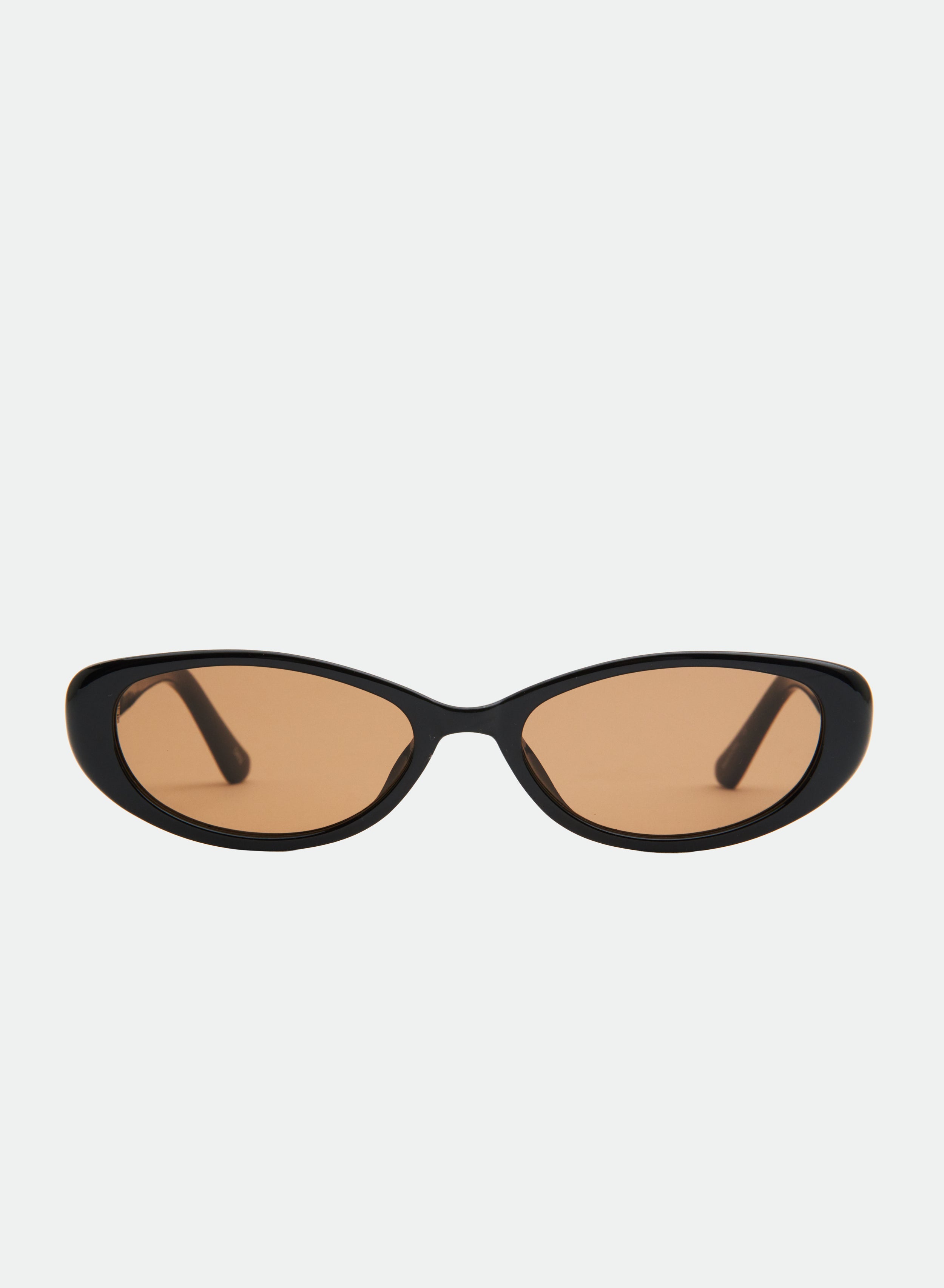 【オミオミ】サイドスリットVネックプルオーバー   CAMEL Cami - Black/ Brown – Otra Eyewear