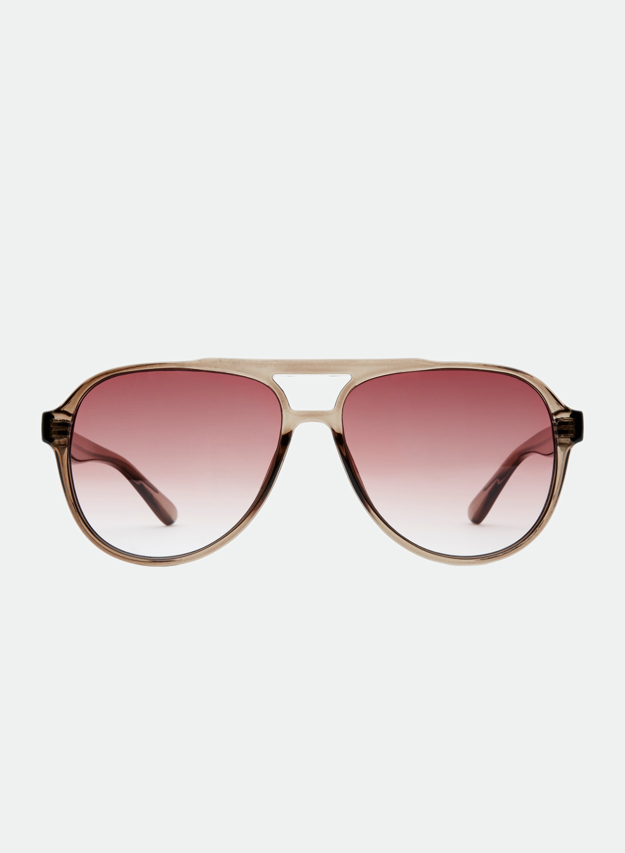 オハナ　ドゥーズィーエムクラス Stevie - Trans Olive/ Brown Fade – Otra Eyewear
