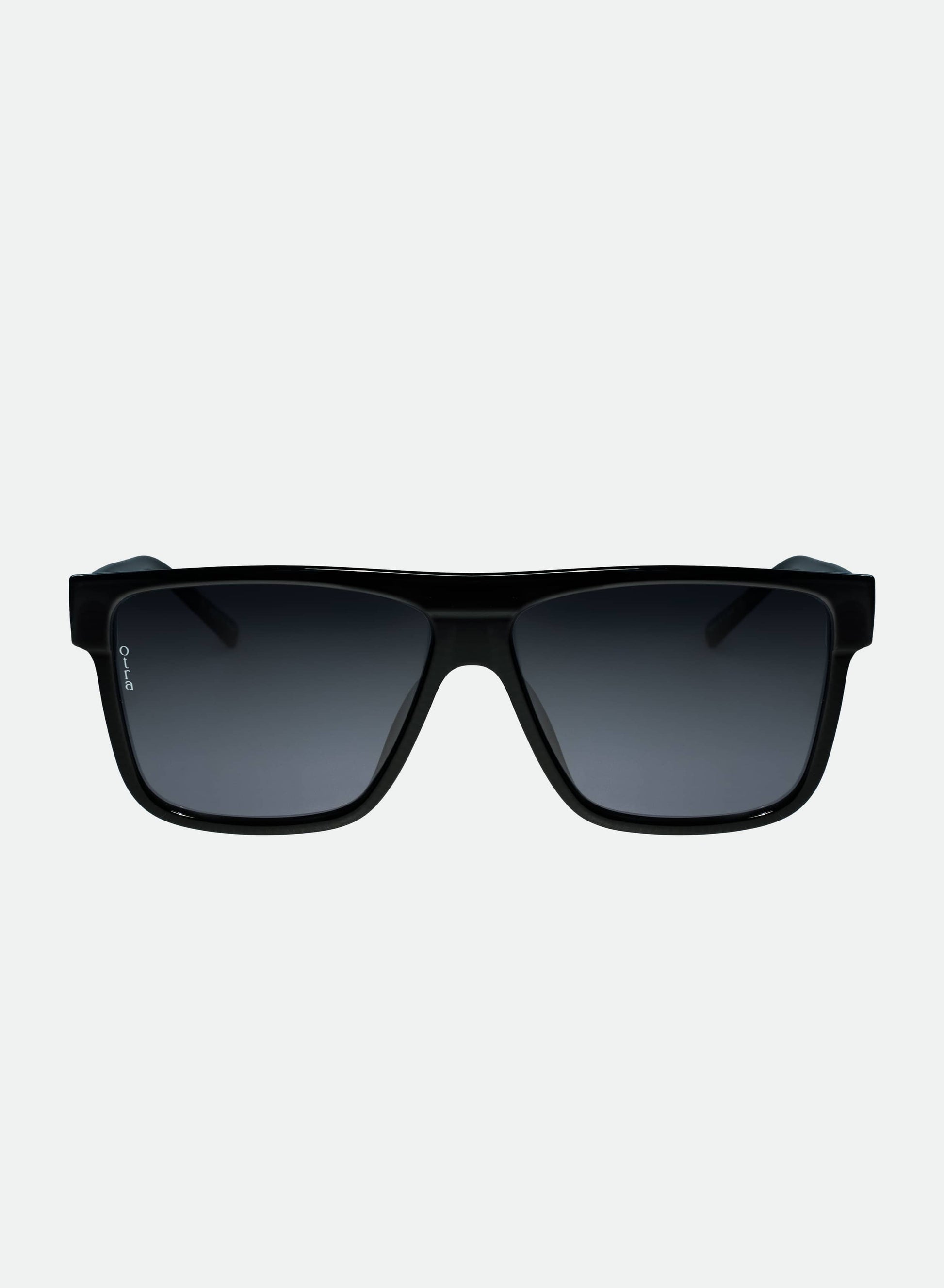 Amos flat top oversized polarized sunglasses 
