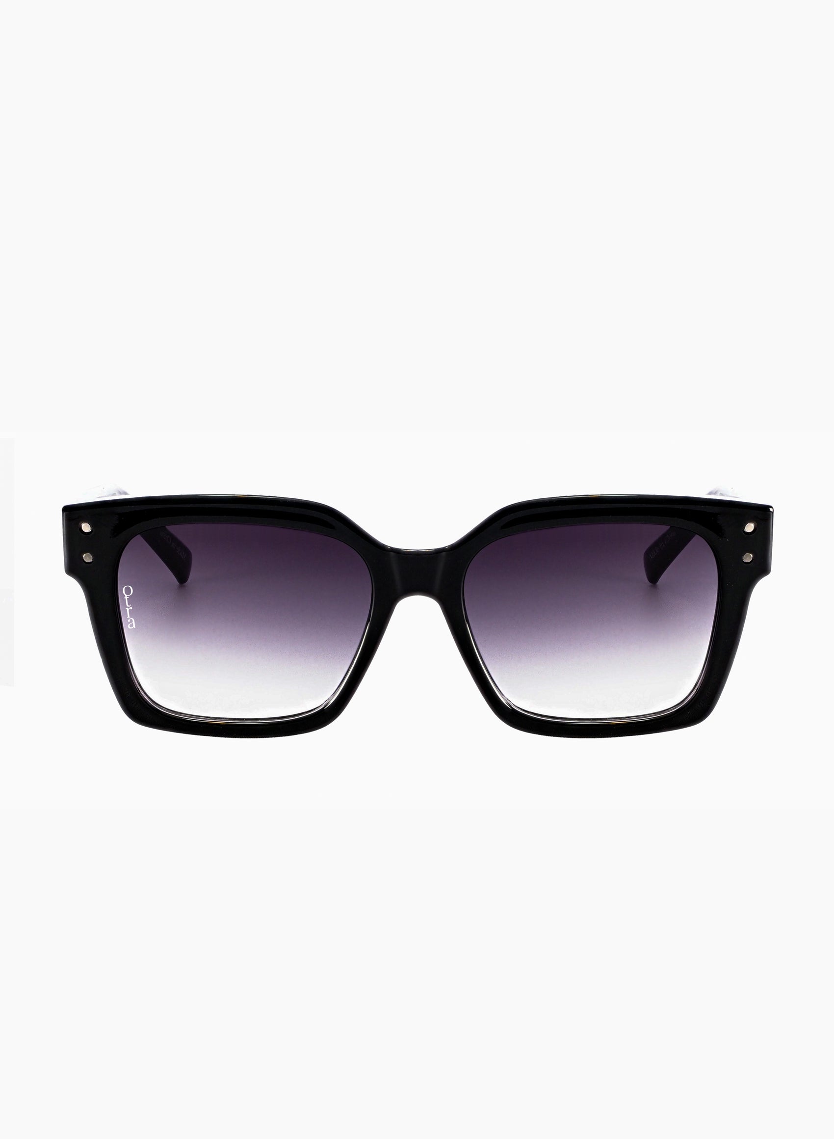 Ora square sunglasses in black