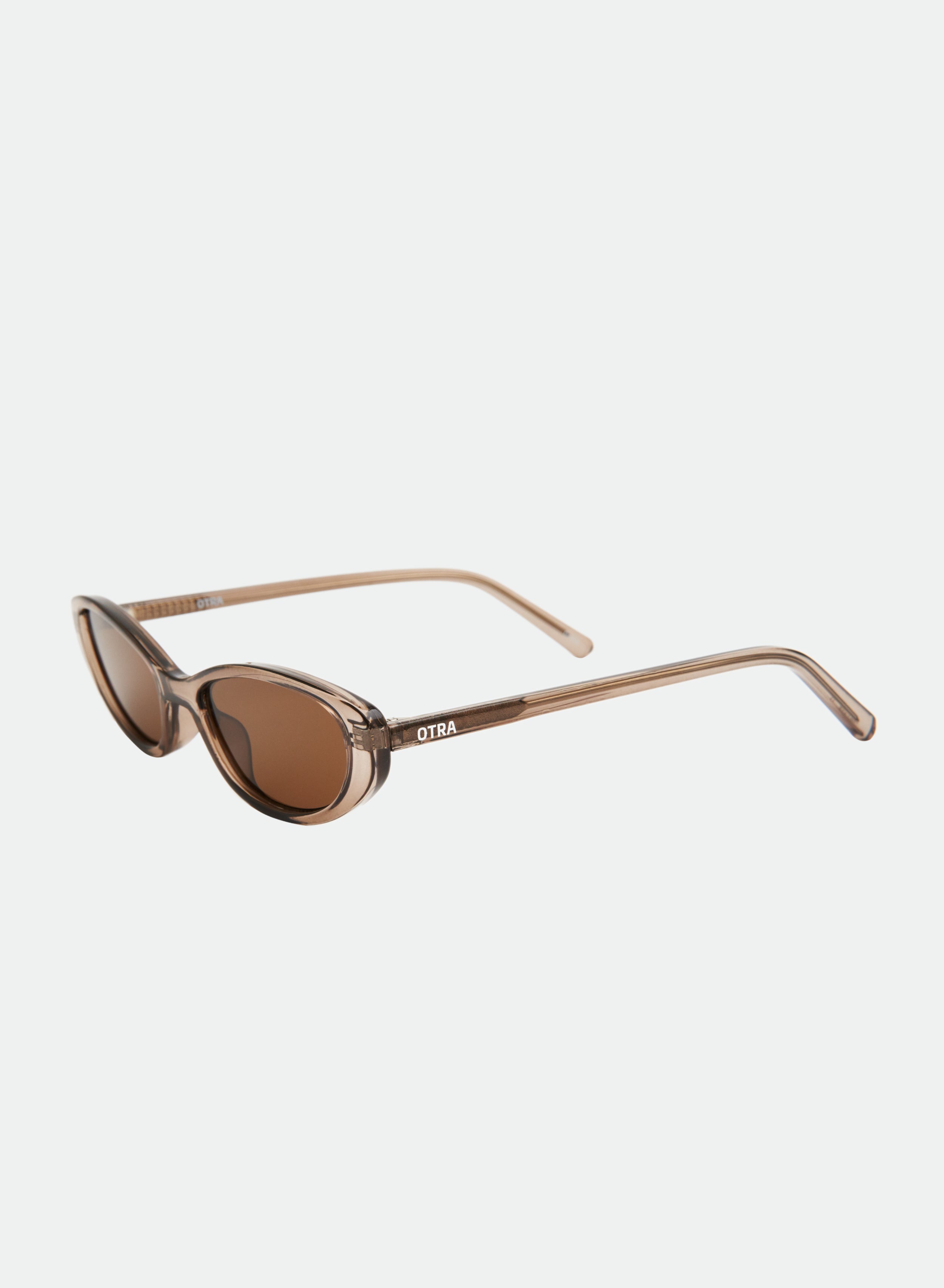 Lulu - Trans Olive/ Brown – Otra Eyewear