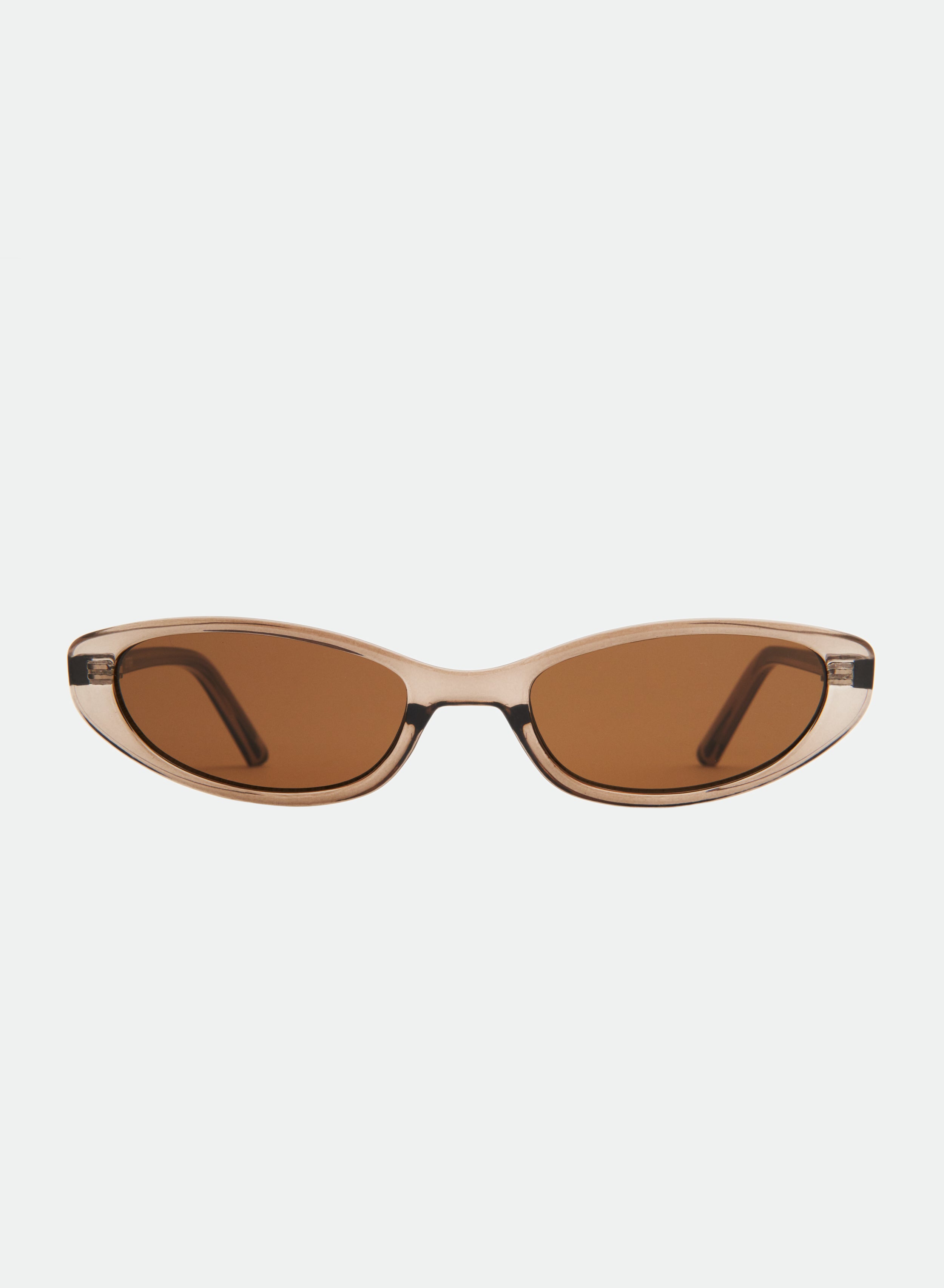Lulu - Trans Olive/ Brown – Otra Eyewear
