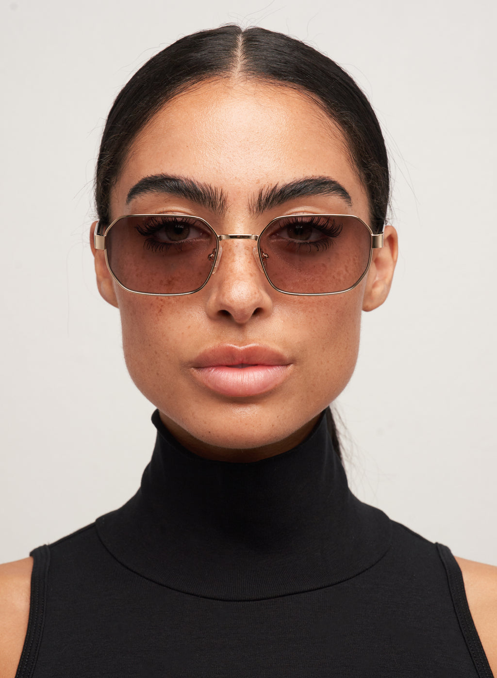 Hannah - Gold/ Smokey Brown