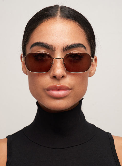 Hannah - Gold/ Brown