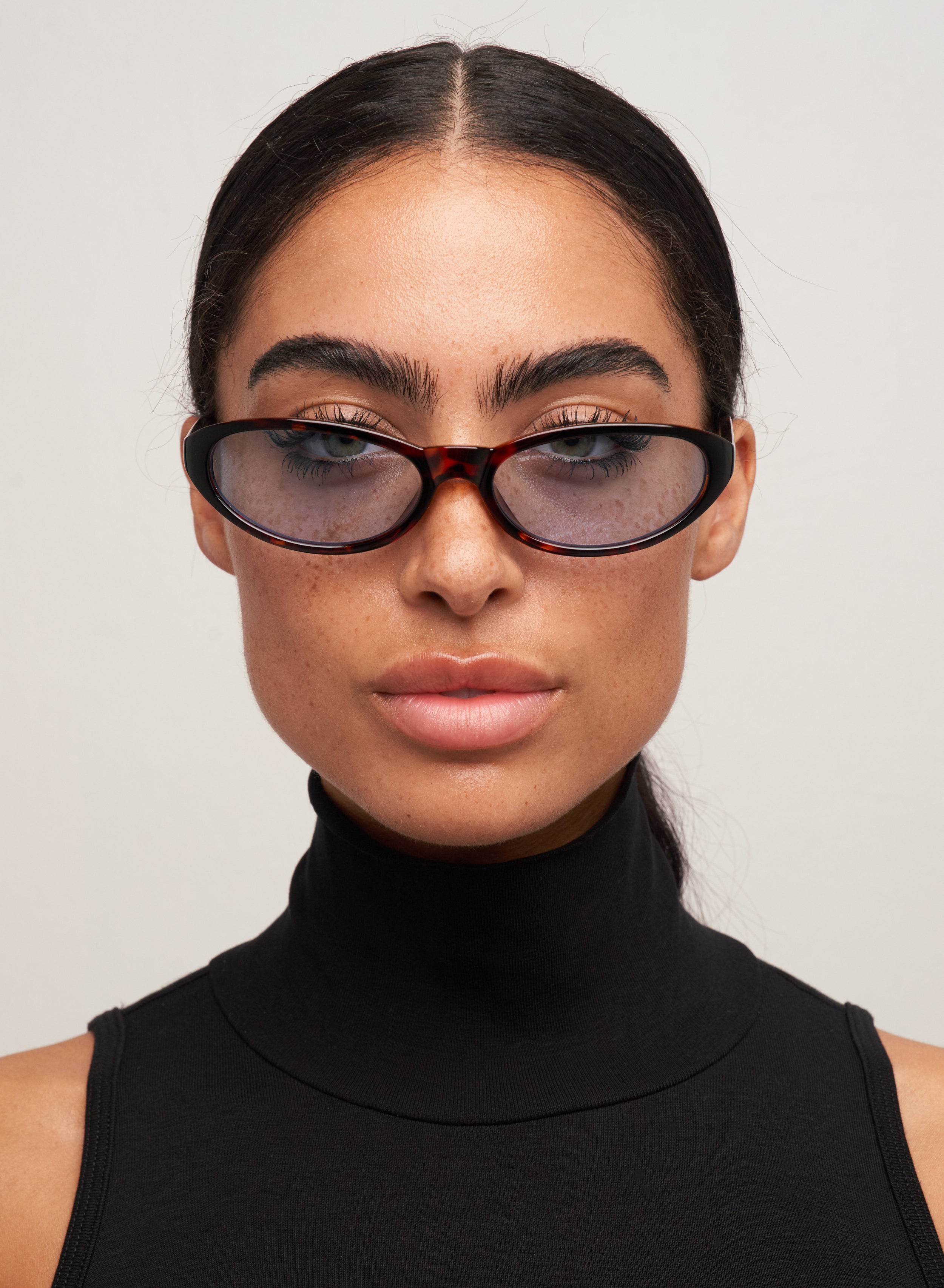 KENNY Cat-Eye Sunglasses – Tortoiseshell/Blue