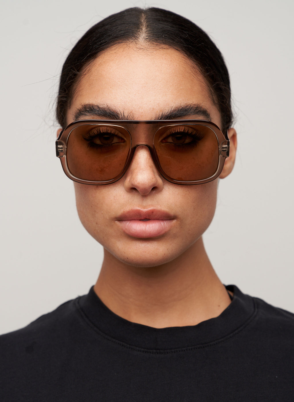 Malia - Trans Olive/ Brown