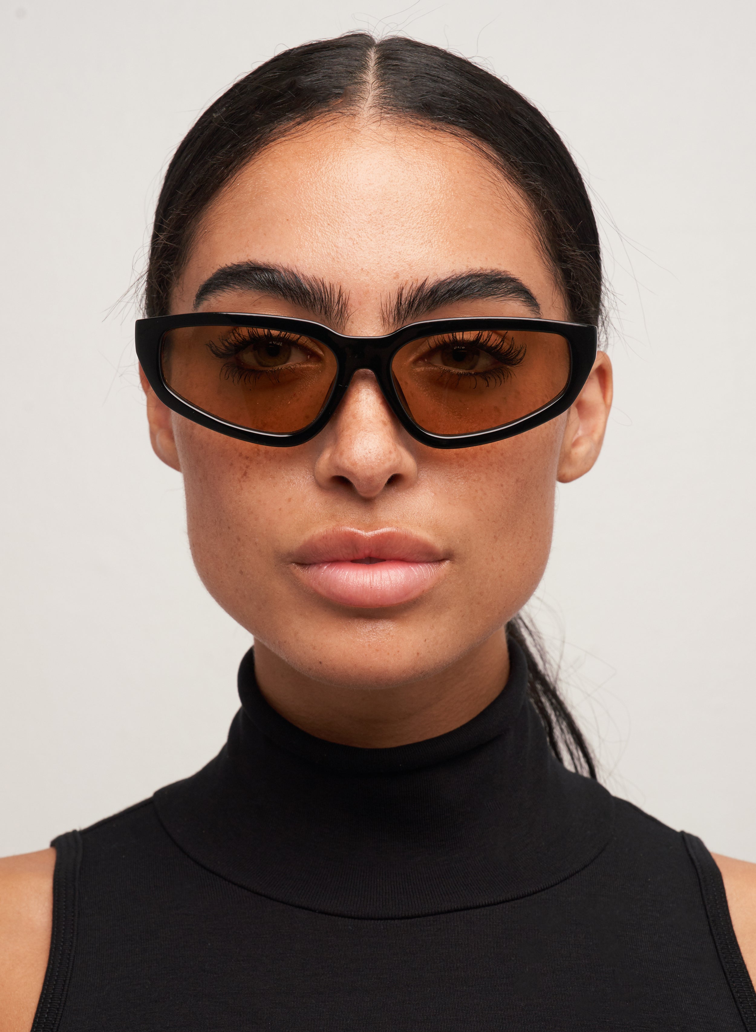 Nia Chocolate Wayfarer Sunglasses – Brown Lens – Otra Eyewear