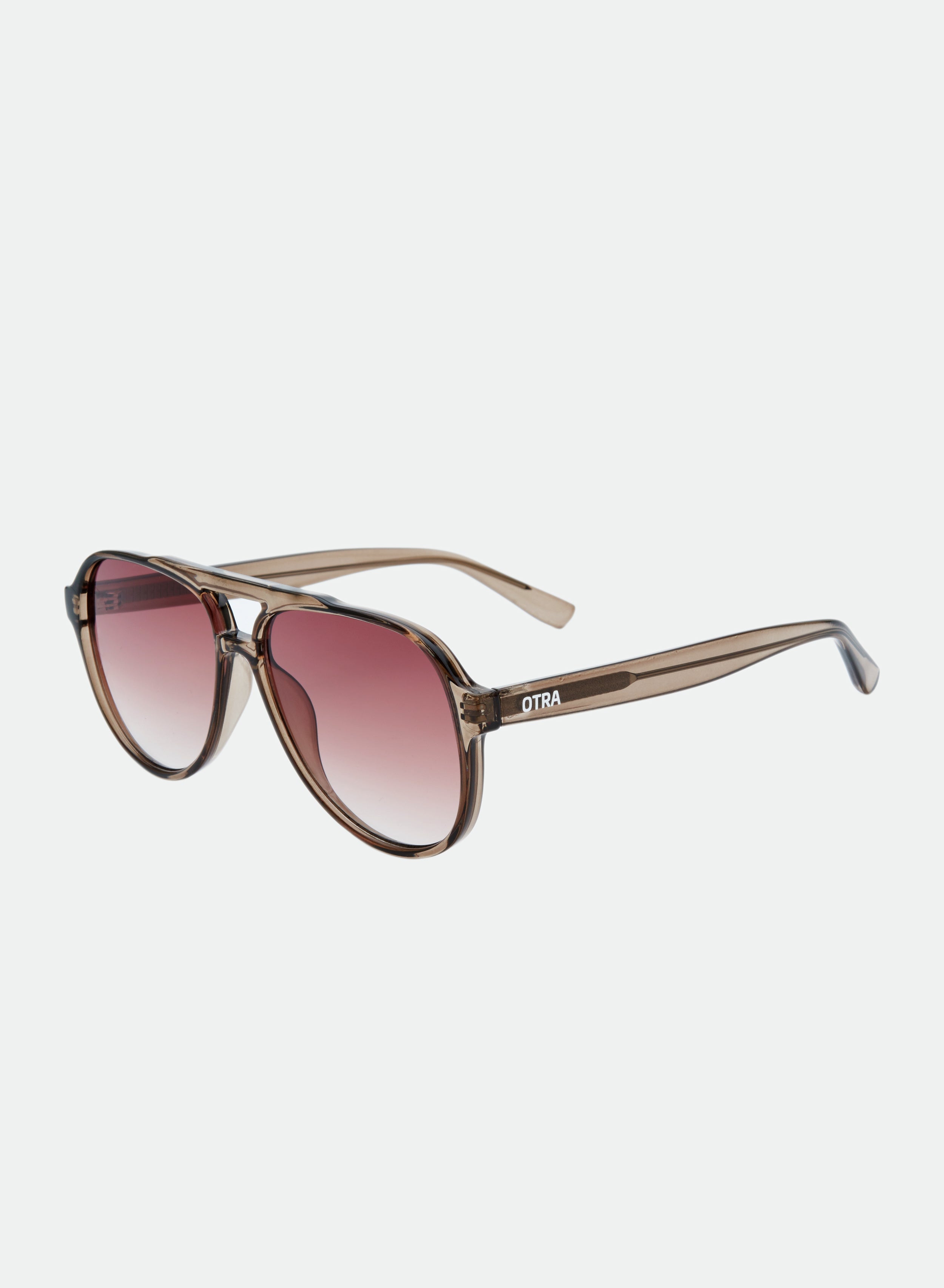 オハナ　ドゥーズィーエムクラス Stevie - Trans Olive/ Brown Fade – Otra Eyewear