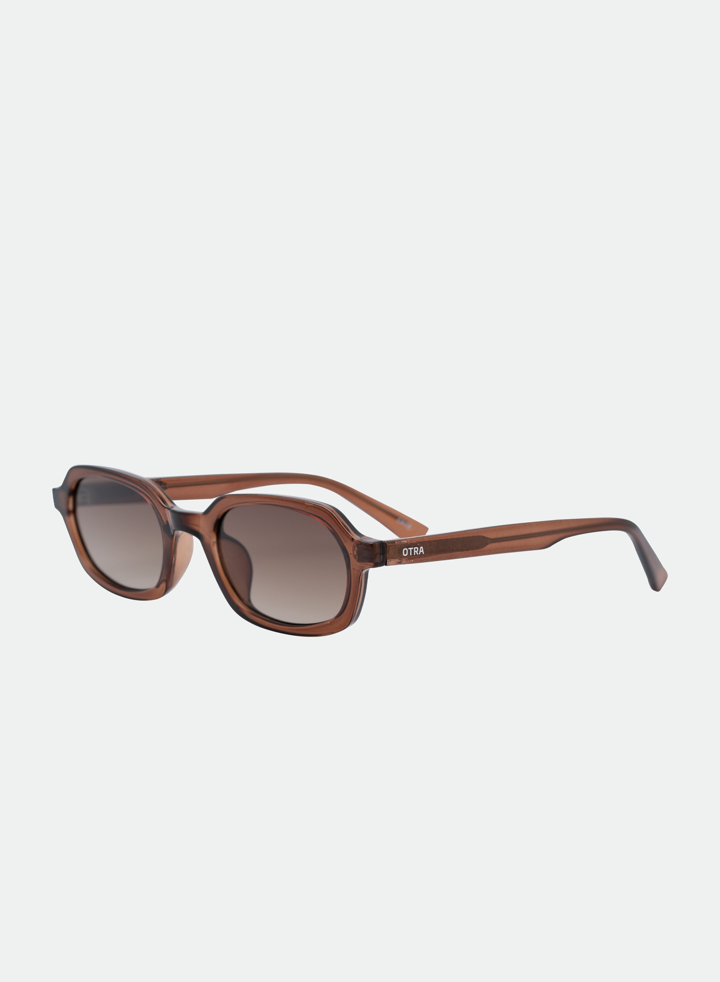 Abby Maple Hexagon Sunglasses – Green Lens – Otra Eyewear