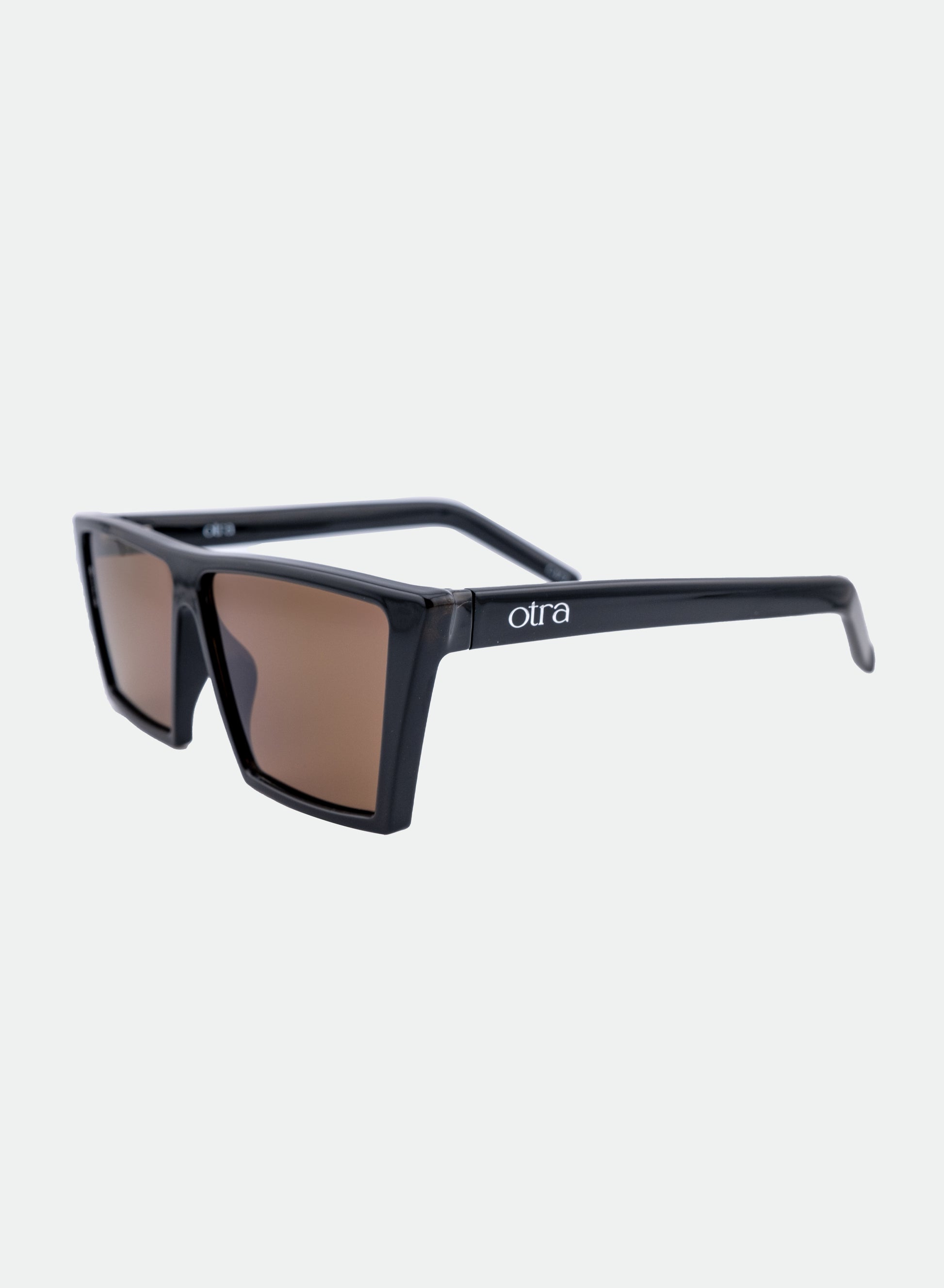 Ascot sunglasses with brown lens side view