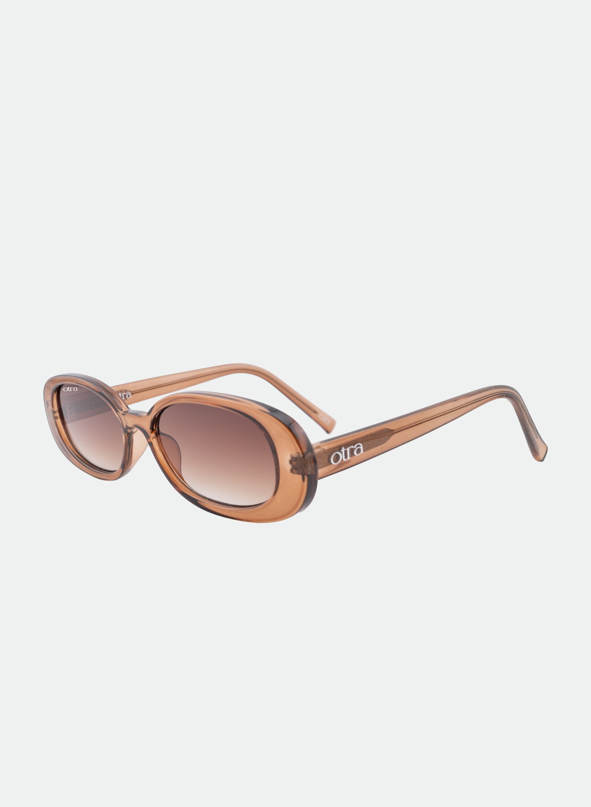 Gina sunglasses in coffee side view
