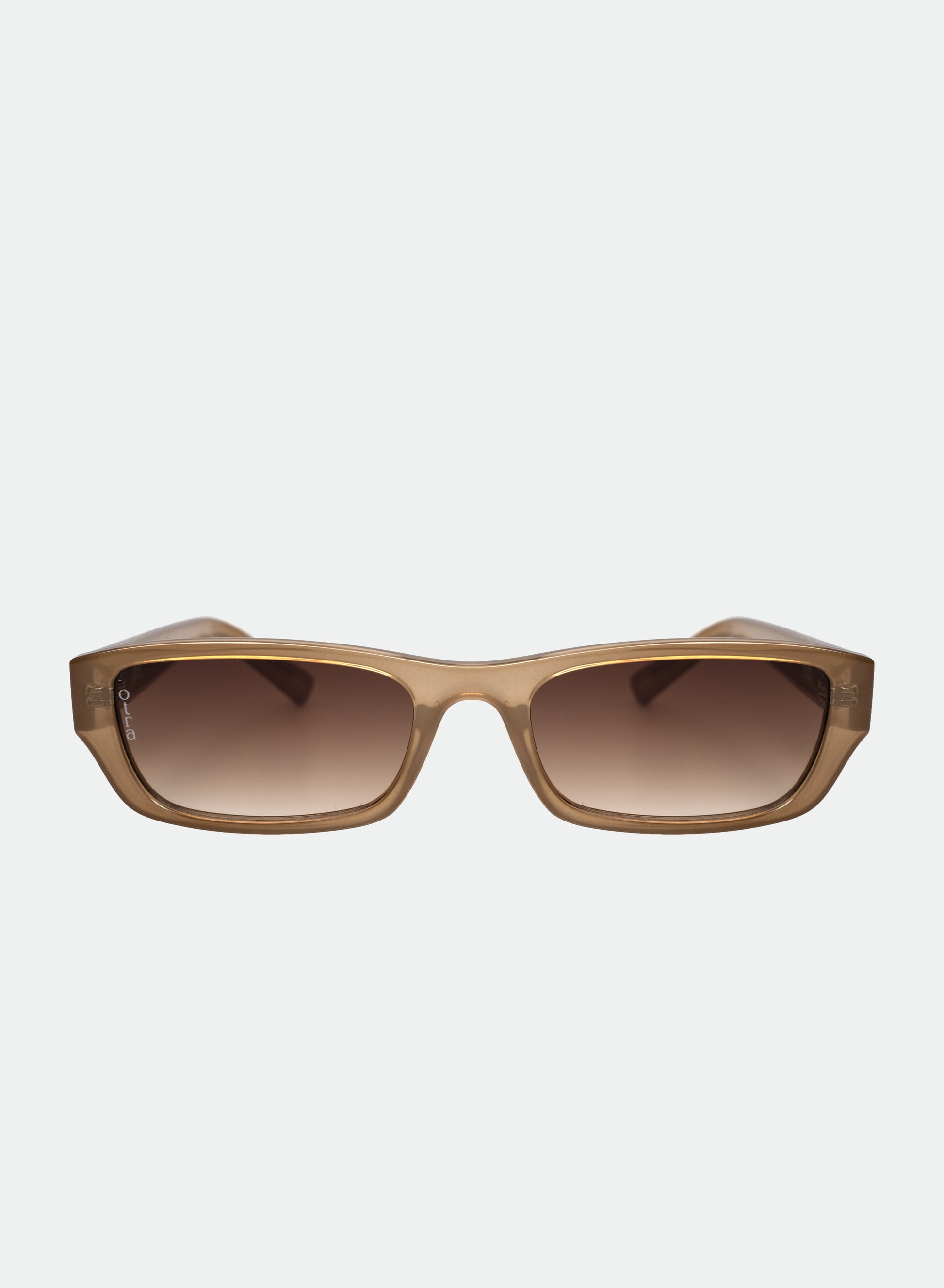 Mabel brown sunglasses front view