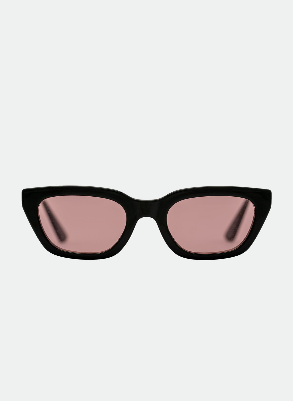 Nove Black Cat-Eye Sunglasses – Pink Lens – Otra Eyewear display picture 3