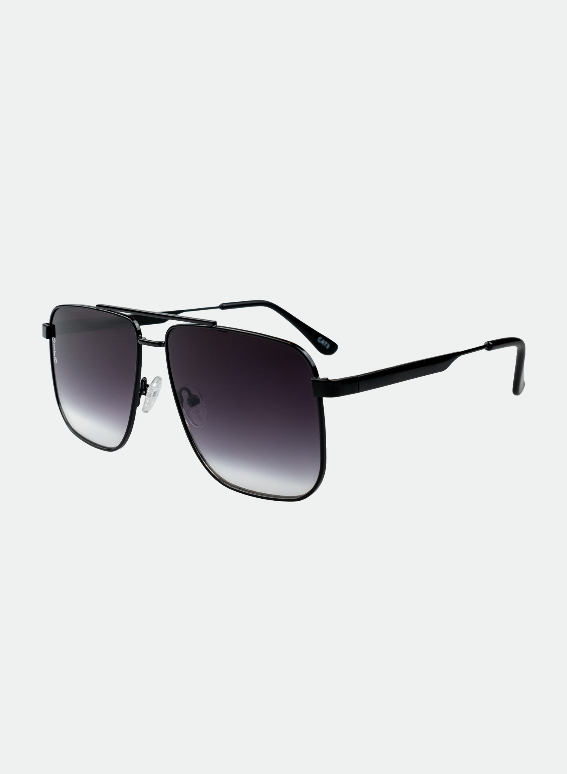 Sorrento sunglasses in black fade side view