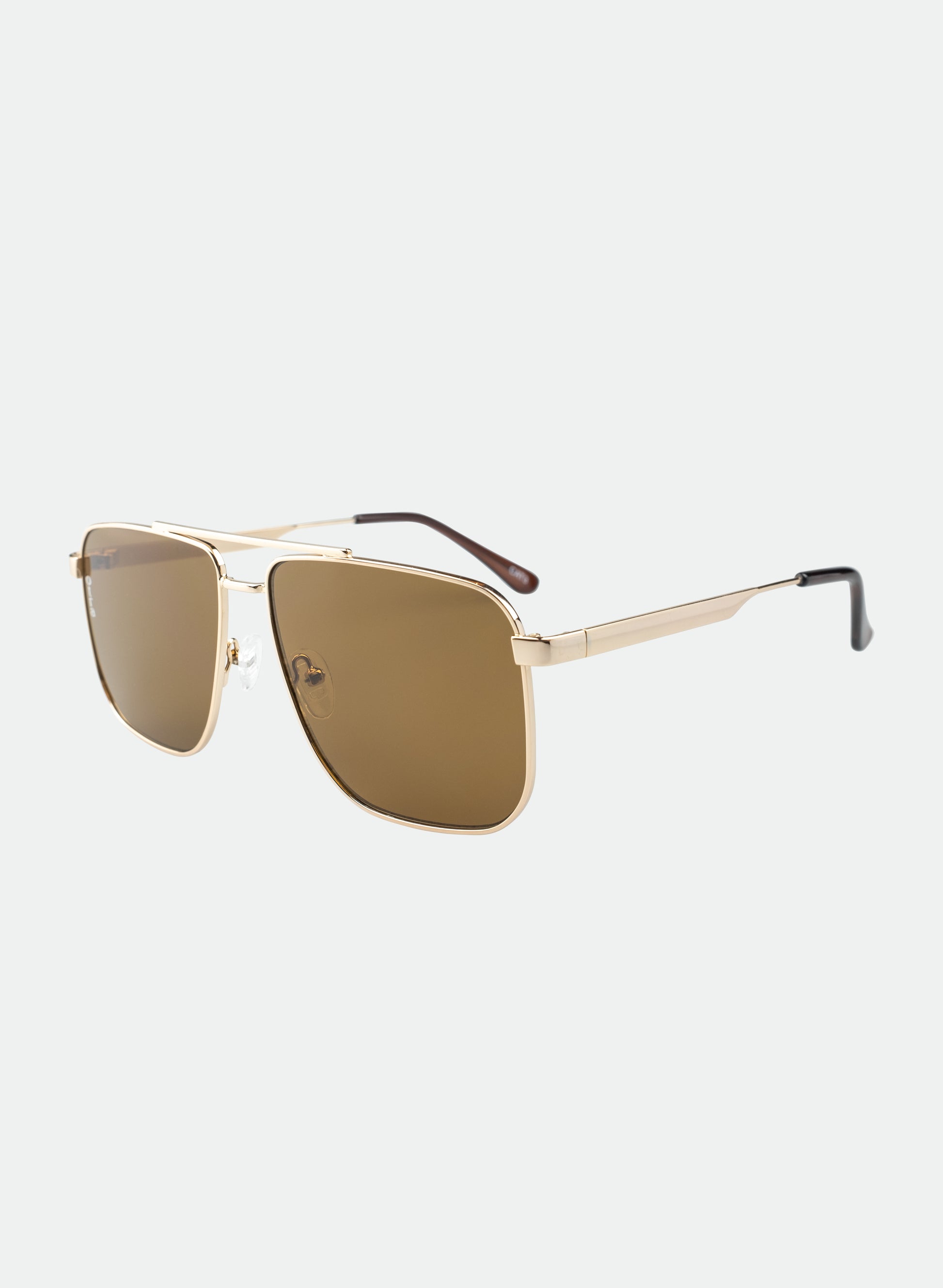 Sorrento gold sunglasses side view
