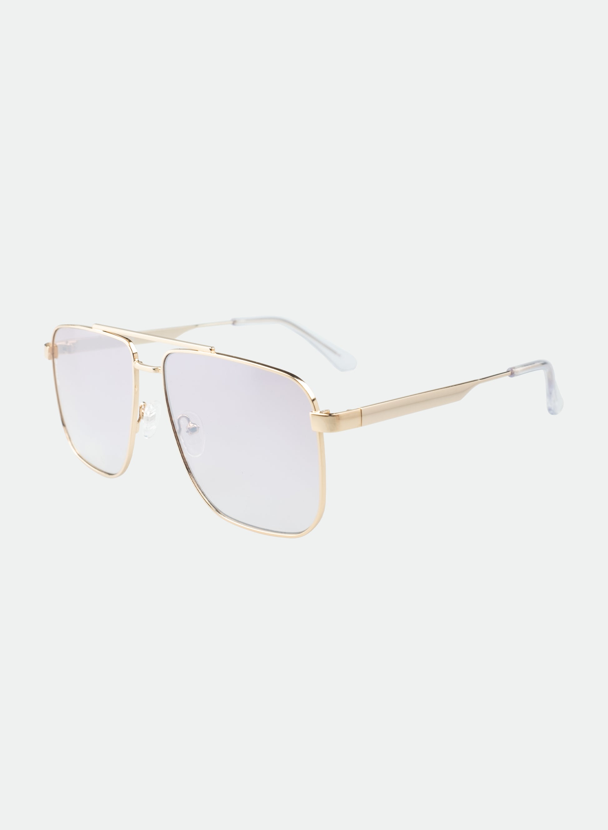 Sorrento gold pink sunglasses side view
