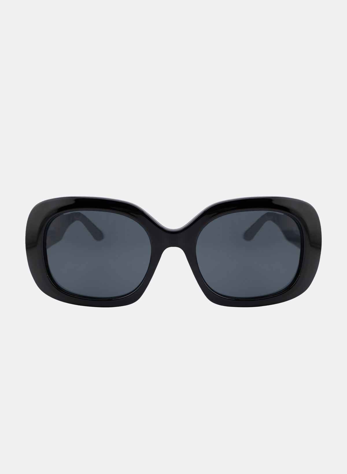 Valerie Round Sunglasses - Black – Otra Eyewear display picture 3