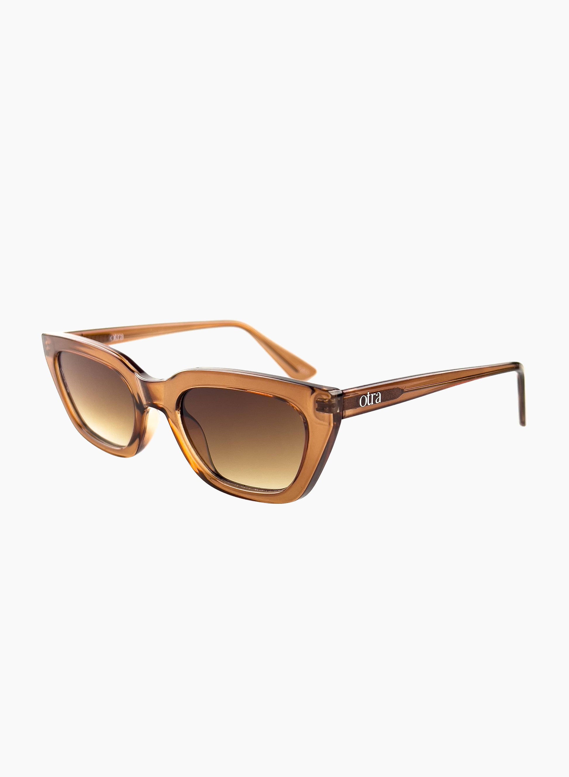 Side view of Nove slim rounded sunglasses 